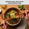 image:imageZulay Kitchen 9Piece Teak Wooden Utensils for Cooking  Natural Teak Utensil Set with Premium Gift Box  NonStick Wooden Spoons for Cooking  Kitchen Gift Set  Comfortable Grip Wooden Utensil Set6