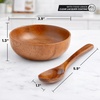 image:imageZulay Kitchen 9Piece Teak Wooden Utensils for Cooking  Natural Teak Utensil Set with Premium Gift Box  NonStick Wooden Spoons for Cooking  Kitchen Gift Set  Comfortable Grip Wooden Utensil Set8
