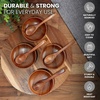 image:imageZulay Kitchen 9Piece Teak Wooden Utensils for Cooking  Natural Teak Utensil Set with Premium Gift Box  NonStick Wooden Spoons for Cooking  Kitchen Gift Set  Comfortable Grip Wooden Utensil Set8