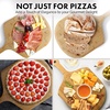image:imageZulay Kitchen Bamboo Pizza Peel  Medium 12 Wooden Pizza Paddle with Long Handle  EasyGlide Beveled Edge for Baking Transferring amp Serving  Durable Pizza Board for Oven Stone amp GrillMedium 12