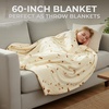 image:imageZulay Kitchen Burrito Tortilla Blanket  Giant DoubleSided Wrap Cover for Adult and Kids  285 GSM Funny Soft Food Quilt  Flannel Round Taco Throw  60 ReversibleBurrito
