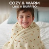 image:imageZulay Kitchen Burrito Tortilla Blanket  Giant DoubleSided Wrap Cover for Adult and Kids  285 GSM Funny Soft Food Quilt  Flannel Round Taco Throw  60 ReversibleBurrito