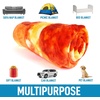 image:imageZulay Kitchen Burrito Tortilla Blanket  Giant DoubleSided Wrap Cover for Adult and Kids  285 GSM Funny Soft Food Quilt  Flannel Round Taco Throw  60 ReversiblePizza
