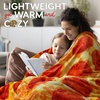 image:imageZulay Kitchen Burrito Tortilla Blanket  Giant DoubleSided Wrap Cover for Adult and Kids  285 GSM Funny Soft Food Quilt  Flannel Round Taco Throw  60 ReversiblePizza