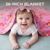 image:imageZulay Kitchen Burrito Tortilla Blanket  Giant DoubleSided Wrap Cover for Adult and Kids  285 GSM Funny Soft Food Quilt  Flannel Round Taco Throw  60 ReversibleDonut