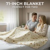 image:imageZulay Kitchen Burrito Tortilla Blanket  Giant DoubleSided Wrap Cover for Adult and Kids  285 GSM Funny Soft Food Quilt  Flannel Round Taco Throw  60 ReversibleTan