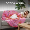 image:imageZulay Kitchen Burrito Tortilla Blanket  Giant DoubleSided Wrap Cover for Adult and Kids  285 GSM Funny Soft Food Quilt  Flannel Round Taco Throw  60 ReversibleDonut