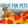image:imageZulay Kitchen Burrito Tortilla Blanket  Giant DoubleSided Wrap Cover for Adult and Kids  285 GSM Funny Soft Food Quilt  Flannel Round Taco Throw  60 ReversiblePizza