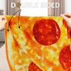 image:imageZulay Kitchen Burrito Tortilla Blanket  Giant DoubleSided Wrap Cover for Adult and Kids  285 GSM Funny Soft Food Quilt  Flannel Round Taco Throw  60 ReversiblePizza01