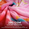 image:imageZulay Kitchen Burrito Tortilla Blanket  Giant DoubleSided Wrap Cover for Adult and Kids  285 GSM Funny Soft Food Quilt  Flannel Round Taco Throw  60 ReversibleDonut