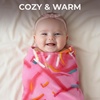 image:imageZulay Kitchen Burrito Tortilla Blanket  Giant DoubleSided Wrap Cover for Adult and Kids  285 GSM Funny Soft Food Quilt  Flannel Round Taco Throw  60 ReversibleDonut