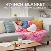 image:imageZulay Kitchen Burrito Tortilla Blanket  Giant DoubleSided Wrap Cover for Adult and Kids  285 GSM Funny Soft Food Quilt  Flannel Round Taco Throw  60 ReversibleDonut