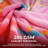 image:imageZulay Kitchen Burrito Tortilla Blanket  Giant DoubleSided Wrap Cover for Adult and Kids  285 GSM Funny Soft Food Quilt  Flannel Round Taco Throw  60 ReversibleDonut