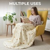 image:imageZulay Kitchen Burrito Tortilla Blanket  Giant DoubleSided Wrap Cover for Adult and Kids  285 GSM Funny Soft Food Quilt  Flannel Round Taco Throw  60 ReversibleBurrito