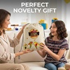 image:imageZulay Kitchen Burrito Tortilla Blanket  Giant DoubleSided Wrap Cover for Adult and Kids  285 GSM Funny Soft Food Quilt  Flannel Round Taco Throw  60 ReversibleBurrito