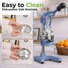 image:imageZulay Kitchen Cast Iron Juicer  Heavy Duty Manual Juicer with Detachable Strainers for Easy Cleaning Orange Juice Press for Citrus Fruits Perfect for Bartenders Juice Lovers amp Health EnthusiastsOriginal  Costal Slate