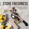 image:imageZulay Kitchen Cast Iron Juicer  Heavy Duty Manual Juicer with Detachable Strainers for Easy Cleaning Orange Juice Press for Citrus Fruits Perfect for Bartenders Juice Lovers amp Health EnthusiastsOriginal  Soft Clay