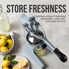 image:imageZulay Kitchen Cast Iron Juicer  Heavy Duty Manual Juicer with Detachable Strainers for Easy Cleaning Orange Juice Press for Citrus Fruits Perfect for Bartenders Juice Lovers amp Health EnthusiastsOriginal  Periwinkle