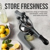 image:imageZulay Kitchen Cast Iron Juicer  Heavy Duty Manual Juicer with Detachable Strainers for Easy Cleaning Orange Juice Press for Citrus Fruits Perfect for Bartenders Juice Lovers amp Health EnthusiastsOriginal  Grey