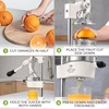 image:imageZulay Kitchen Cast Iron Juicer  Heavy Duty Manual Juicer with Detachable Strainers for Easy Cleaning Orange Juice Press for Citrus Fruits Perfect for Bartenders Juice Lovers amp Health EnthusiastsOriginal  White