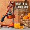 image:imageZulay Kitchen Cast Iron Juicer  Heavy Duty Manual Juicer with Detachable Strainers for Easy Cleaning Orange Juice Press for Citrus Fruits Perfect for Bartenders Juice Lovers amp Health EnthusiastsOriginal  Orange