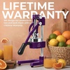 image:imageZulay Kitchen Cast Iron Juicer  Heavy Duty Manual Juicer with Detachable Strainers for Easy Cleaning Orange Juice Press for Citrus Fruits Perfect for Bartenders Juice Lovers amp Health EnthusiastsOriginal  Plum