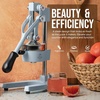 image:imageZulay Kitchen Cast Iron Juicer  Heavy Duty Manual Juicer with Detachable Strainers for Easy Cleaning Orange Juice Press for Citrus Fruits Perfect for Bartenders Juice Lovers amp Health EnthusiastsOriginal  Periwinkle