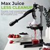 image:imageZulay Kitchen Cast Iron Juicer  Heavy Duty Manual Juicer with Detachable Strainers for Easy Cleaning Orange Juice Press for Citrus Fruits Perfect for Bartenders Juice Lovers amp Health Enthusiasts9 in 1  Black