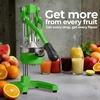 image:imageZulay Kitchen Cast Iron Juicer  Heavy Duty Manual Juicer with Detachable Strainers for Easy Cleaning Orange Juice Press for Citrus Fruits Perfect for Bartenders Juice Lovers amp Health EnthusiastsOriginal  Lime Green
