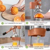 image:imageZulay Kitchen Cast Iron Juicer  Heavy Duty Manual Juicer with Detachable Strainers for Easy Cleaning Orange Juice Press for Citrus Fruits Perfect for Bartenders Juice Lovers amp Health EnthusiastsOriginal  Toffee Brown
