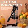 image:imageZulay Kitchen Cast Iron Juicer  Heavy Duty Manual Juicer with Detachable Strainers for Easy Cleaning Orange Juice Press for Citrus Fruits Perfect for Bartenders Juice Lovers amp Health EnthusiastsOriginal  Black