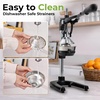 image:imageZulay Kitchen Cast Iron Juicer  Heavy Duty Manual Juicer with Detachable Strainers for Easy Cleaning Orange Juice Press for Citrus Fruits Perfect for Bartenders Juice Lovers amp Health EnthusiastsXL  Black