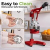 image:imageZulay Kitchen Cast Iron Juicer  Heavy Duty Manual Juicer with Detachable Strainers for Easy Cleaning Orange Juice Press for Citrus Fruits Perfect for Bartenders Juice Lovers amp Health EnthusiastsOriginal  Deep Red