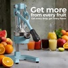 image:imageZulay Kitchen Cast Iron Juicer  Heavy Duty Manual Juicer with Detachable Strainers for Easy Cleaning Orange Juice Press for Citrus Fruits Perfect for Bartenders Juice Lovers amp Health EnthusiastsOriginal  Blue