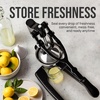 image:imageZulay Kitchen Cast Iron Juicer  Heavy Duty Manual Juicer with Detachable Strainers for Easy Cleaning Orange Juice Press for Citrus Fruits Perfect for Bartenders Juice Lovers amp Health EnthusiastsXL  Black