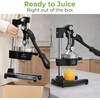image:imageZulay Kitchen Cast Iron Juicer  Heavy Duty Manual Juicer with Detachable Strainers for Easy Cleaning Orange Juice Press for Citrus Fruits Perfect for Bartenders Juice Lovers amp Health EnthusiastsOriginal  Black