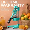 image:imageZulay Kitchen Cast Iron Juicer  Heavy Duty Manual Juicer with Detachable Strainers for Easy Cleaning Orange Juice Press for Citrus Fruits Perfect for Bartenders Juice Lovers amp Health EnthusiastsOriginal  Teal