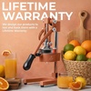 image:imageZulay Kitchen Cast Iron Juicer  Heavy Duty Manual Juicer with Detachable Strainers for Easy Cleaning Orange Juice Press for Citrus Fruits Perfect for Bartenders Juice Lovers amp Health EnthusiastsOriginal  Toffee Brown