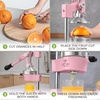 image:imageZulay Kitchen Cast Iron Juicer  Heavy Duty Manual Juicer with Detachable Strainers for Easy Cleaning Orange Juice Press for Citrus Fruits Perfect for Bartenders Juice Lovers amp Health EnthusiastsOriginal  Light Pink