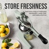 image:imageZulay Kitchen Cast Iron Juicer  Heavy Duty Manual Juicer with Detachable Strainers for Easy Cleaning Orange Juice Press for Citrus Fruits Perfect for Bartenders Juice Lovers amp Health EnthusiastsOriginal  Eucalyptus Mint