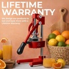 image:imageZulay Kitchen Cast Iron Juicer  Heavy Duty Manual Juicer with Detachable Strainers for Easy Cleaning Orange Juice Press for Citrus Fruits Perfect for Bartenders Juice Lovers amp Health EnthusiastsOriginal  Deep Red