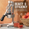 image:imageZulay Kitchen Cast Iron Juicer  Heavy Duty Manual Juicer with Detachable Strainers for Easy Cleaning Orange Juice Press for Citrus Fruits Perfect for Bartenders Juice Lovers amp Health EnthusiastsOriginal  Cream