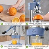 image:imageZulay Kitchen Cast Iron Juicer  Heavy Duty Manual Juicer with Detachable Strainers for Easy Cleaning Orange Juice Press for Citrus Fruits Perfect for Bartenders Juice Lovers amp Health EnthusiastsOriginal  Costal Slate