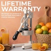 image:imageZulay Kitchen Cast Iron Juicer  Heavy Duty Manual Juicer with Detachable Strainers for Easy Cleaning Orange Juice Press for Citrus Fruits Perfect for Bartenders Juice Lovers amp Health EnthusiastsOriginal  Cream