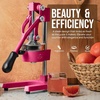 image:imageZulay Kitchen Cast Iron Juicer  Heavy Duty Manual Juicer with Detachable Strainers for Easy Cleaning Orange Juice Press for Citrus Fruits Perfect for Bartenders Juice Lovers amp Health EnthusiastsOriginal  Magenta