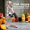 image:imageZulay Kitchen Cast Iron Juicer  Heavy Duty Manual Juicer with Detachable Strainers for Easy Cleaning Orange Juice Press for Citrus Fruits Perfect for Bartenders Juice Lovers amp Health EnthusiastsOriginal  Soft Clay