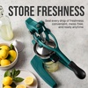 image:imageZulay Kitchen Cast Iron Juicer  Heavy Duty Manual Juicer with Detachable Strainers for Easy Cleaning Orange Juice Press for Citrus Fruits Perfect for Bartenders Juice Lovers amp Health EnthusiastsOriginal  Forest Teal