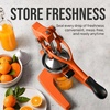 image:imageZulay Kitchen Cast Iron Juicer  Heavy Duty Manual Juicer with Detachable Strainers for Easy Cleaning Orange Juice Press for Citrus Fruits Perfect for Bartenders Juice Lovers amp Health EnthusiastsOriginal  Orange
