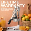 image:imageZulay Kitchen Cast Iron Juicer  Heavy Duty Manual Juicer with Detachable Strainers for Easy Cleaning Orange Juice Press for Citrus Fruits Perfect for Bartenders Juice Lovers amp Health EnthusiastsOriginal  White