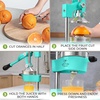 image:imageZulay Kitchen Cast Iron Juicer  Heavy Duty Manual Juicer with Detachable Strainers for Easy Cleaning Orange Juice Press for Citrus Fruits Perfect for Bartenders Juice Lovers amp Health EnthusiastsOriginal  Teal